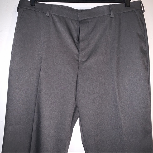 Van Heusen Gray Dress Pants W42 L30 - Picture 3 of 7